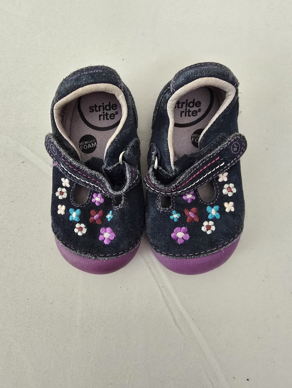 Stride Rite Tonia Baby Girl Shoes Size 4.5
